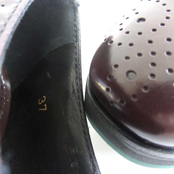 new PRADA brogue wing-tip platform oxfords 37 / 7 - Picture 6 of 8